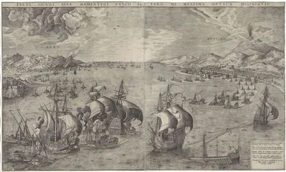 Seeschlacht in der Straße von Messina